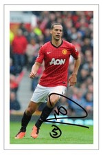 RIO FERDINAND Signed Autograph