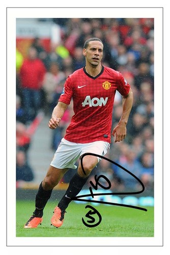 Rio ferdinand signed autograph - ferdinand,