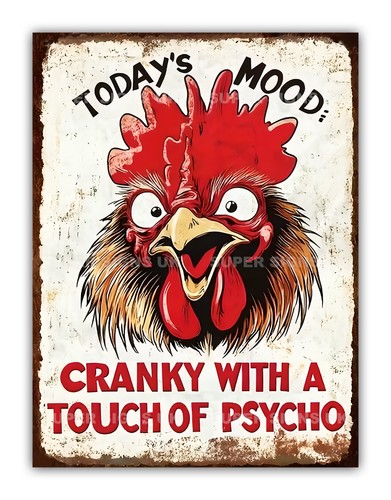 Funny chicken psycho - chicken, "