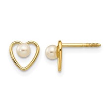14k Madi K 3mm Round White