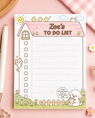 Personalised kawaii list - personalised,