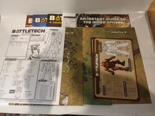 BATTLETECH Catalyst Games Maps Mech Sheets Cards Quickstart rules Job Lot