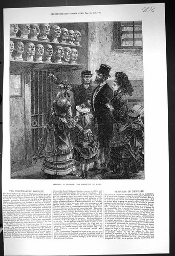 Original old antique print - original,