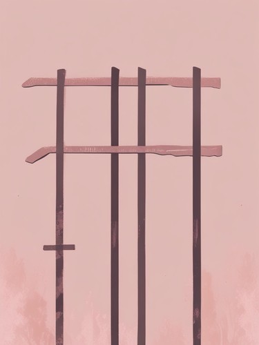 Rugby posts kraft poster - rugby,