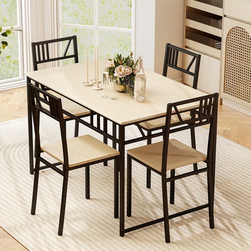 Pieces dining set industrial - pieces,