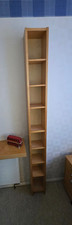 6 Tier Wooden CD DVD Game Book Shelf Storage Tower Rack