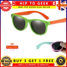 Flexible Polarized Kids Sunglasses Child Baby Toddler Sun Glasses For Girls Boy