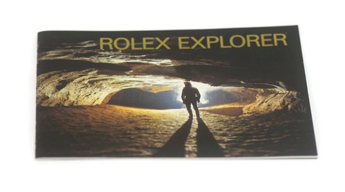 Rolex explorer booklet - booklet, manual