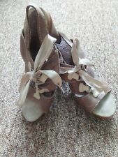 Dkode High Heel Sandals shoes lace up sligback Size Uk 7 EU 40