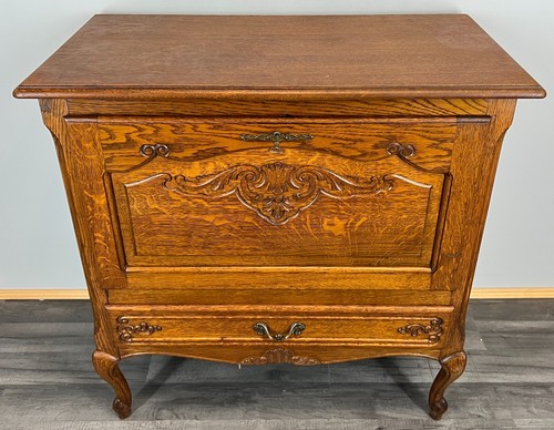 French oak cabinet sideboard - oak,