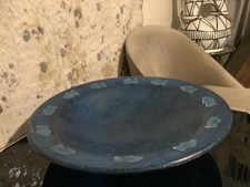 vintage blue, gold, large