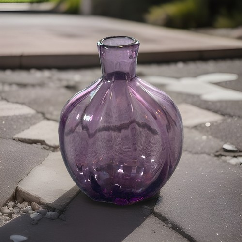 Vintage hand blown glass - blown,
