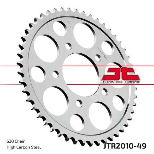 Sprocket rear 530 silver - jt,