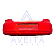 VW Polo 2012 MK5 Red LP3G Rear Bumper 6R6807421BH