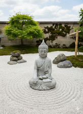 Garden buddha ornament statue - ornament,