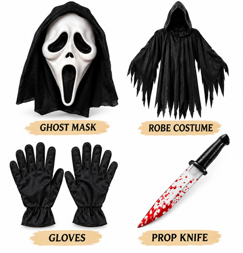 Adult kids scream ghost - adult,