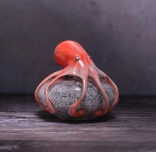 10cm Red Octopus Glass