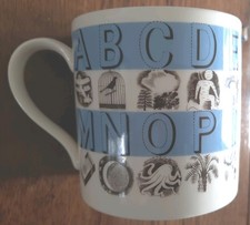 Wedgwood Blue Alphabet Mug -