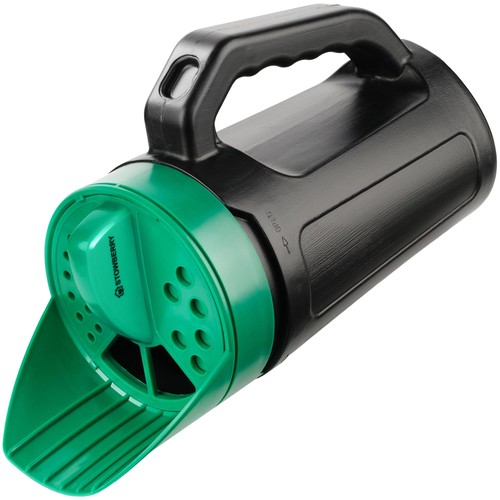 Handheld grass seed spreader - seed,
