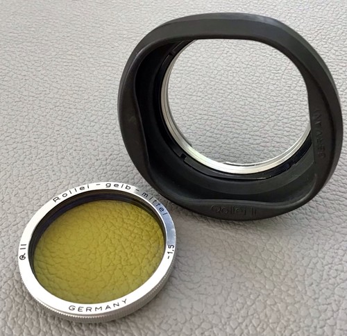 Rolleiflex folding sun visor