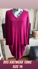 Bhs Knitwear Tunic  Women 14 ?