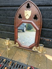 Church Oak Mirror with Heavy