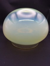 Antique Dome Shaped Vaseline Glass Light Shade