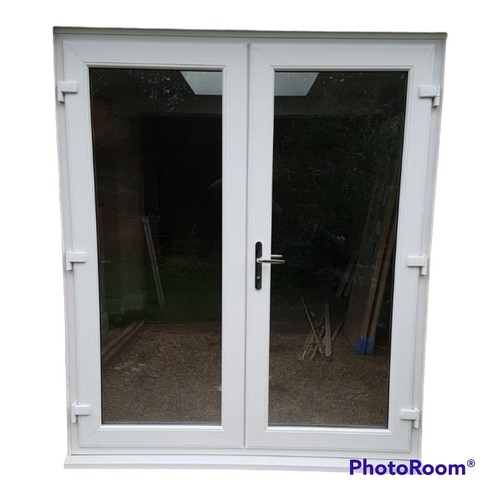 White upvc french - french, 1800mm