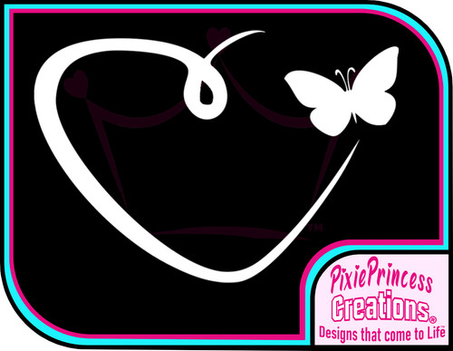 Butterfly heart love - butterfly,