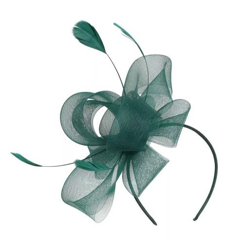 Women feather looped headband - looped,