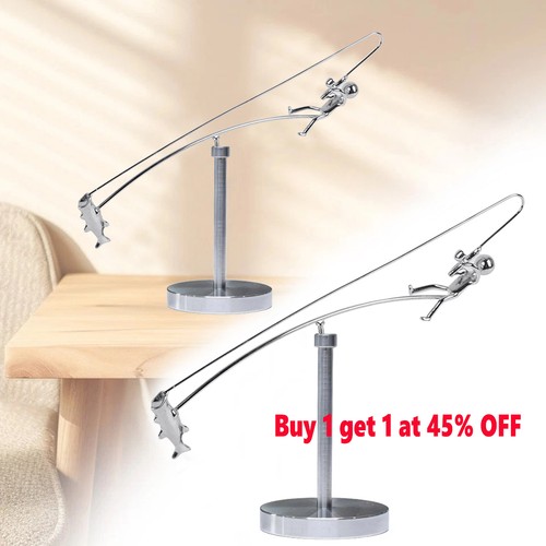 Kinetic fishing sculpture - kinetic,