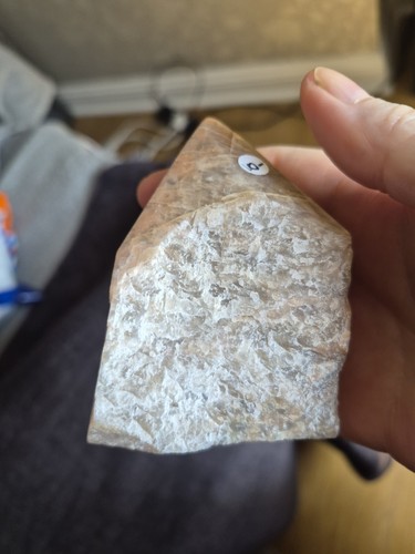 Peach moonstone rough point - peach,