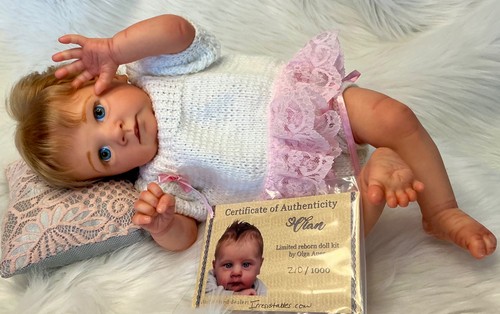 New baby girl doll vian - new,