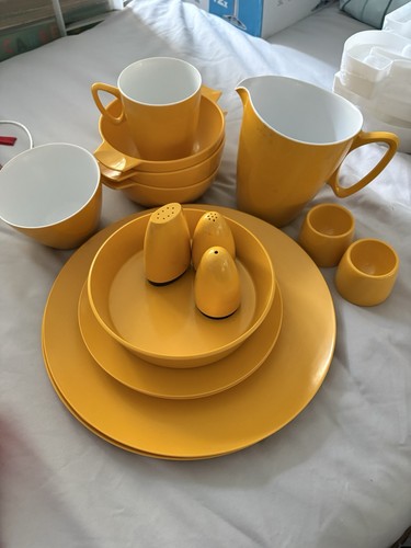 Melamine yellow white - melamine, yellow/white