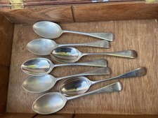 7 X ROBERTS & BELK SHEFFIELD  Spoons Silver plated
