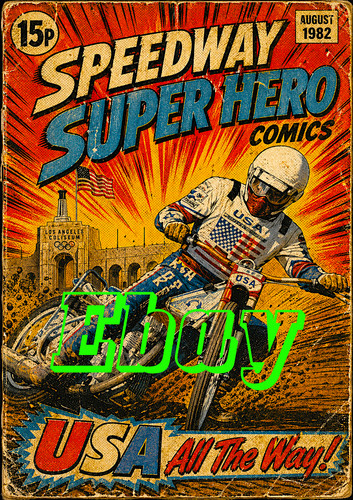Penhall usa speedway comic - penhall,