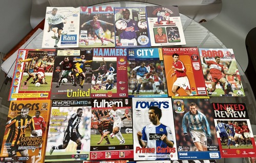 Arsenal away programmes x20 - arsenal,