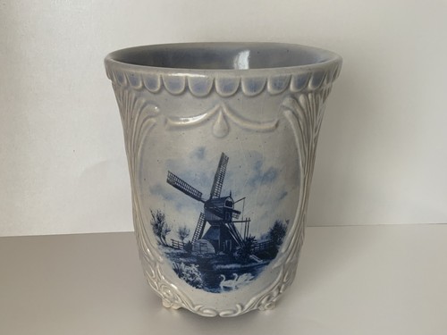 Vintage delft blauw - blauw, windmills