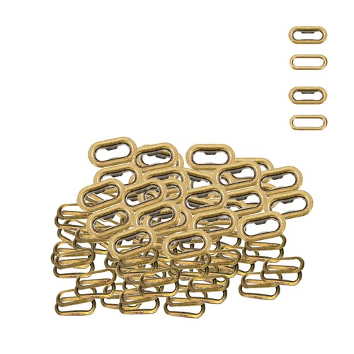 Oval brass eyelets with - oval,