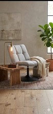 Accent Swivel Chair Silver