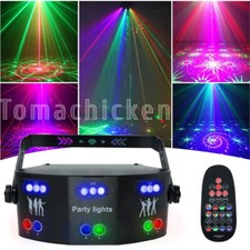 15-eye Laser Projector RGB DMX Strobe Stage Light DJ Disco Party Lighting LED