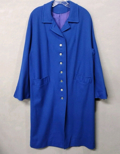 Vintage women wool coat - wool,