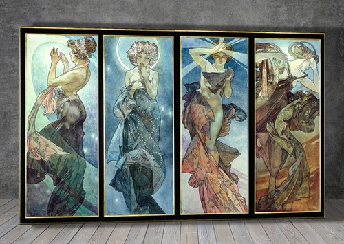 Alphonse mucha the - alphonse, moon