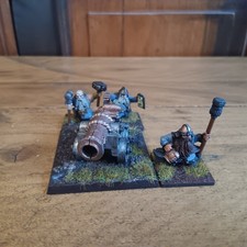 Painted Dwarf Cannon (Plastic) - Warhammer The Old World Games Workshop