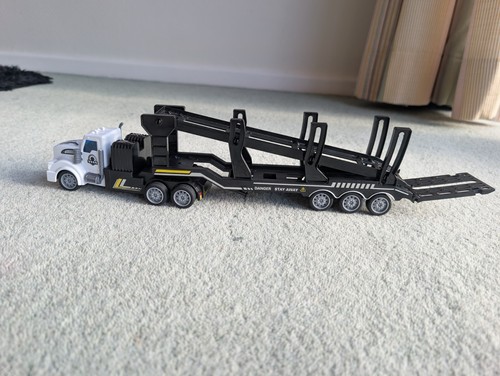 Large toy car transporter - car,