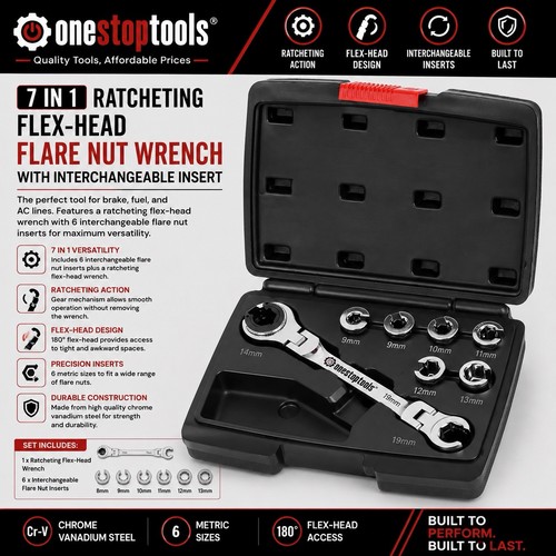 Ratcheting flexi head - in, 1