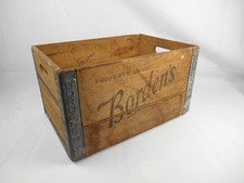 Vintage Borden's Wooden Milk