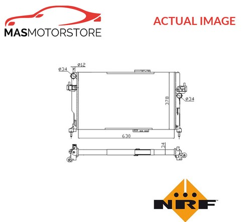 Engine cooling radiator nrf - engine,