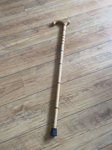 Vintage carved handle bamboo - vintage,