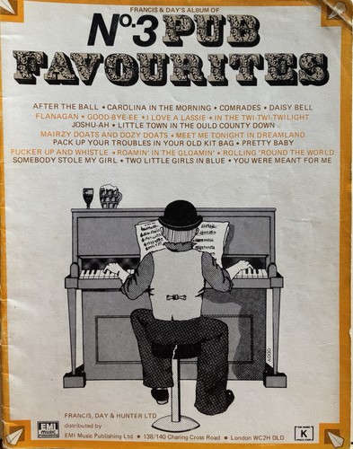 Pub favourites no3 piano sheet - favourites,